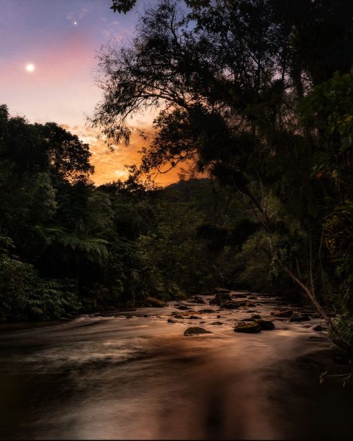 Enfim, finalizando as postagens das fotos que fiz na Trilha do Ouro com esse nascer do sol lindo na Pousada do Zé do Zico.
.
A primeira foto foi na beira do Rio Mambucaba. A lua ainda brilhava no céu quando as primeiras luzes do amanhecer começaram a colorir o céu e o reflexo no rio.
.
A última foto, já um pouco mais tarde, fotografei aquela mesma árvore do post anterior com a Via Láctea, mas agora ela de outro ângulo, com outro céu e outras cores!
.
#serradabocaina #milkyway #vialactea #nightsky #trilhadoouro #caminhodemambucaba #parquenacionaldaserradabocaina